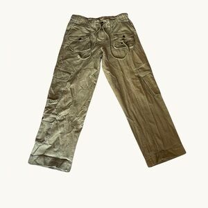 Free People Olive Wide Leg Pants